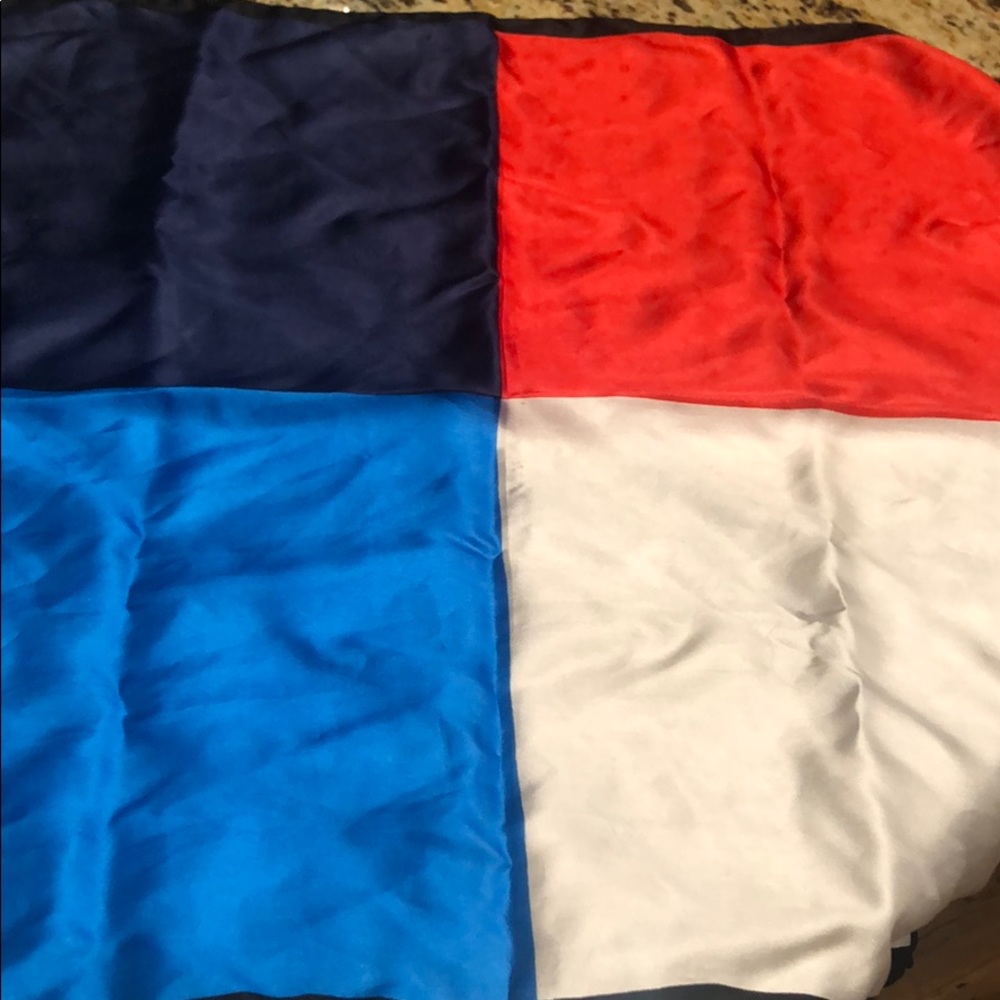 Multicolor Pocket square from Italy, clean big